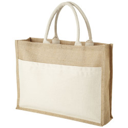 Bolsa Tote de yute con bolsillo Mumbay