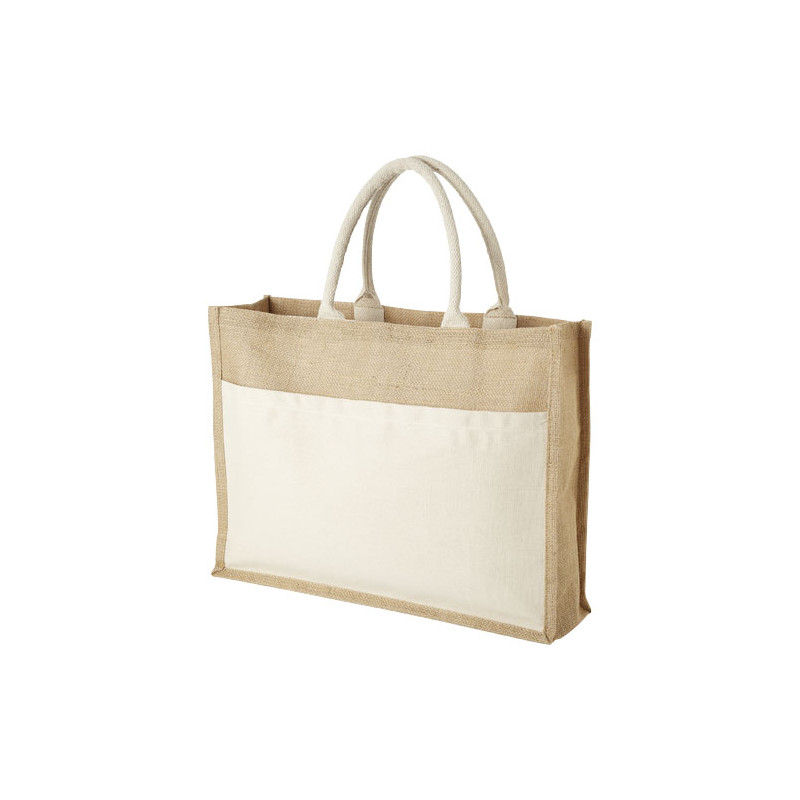 Bolsa Tote de yute con bolsillo Mumbay