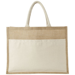Bolsa Tote de yute con bolsillo Mumbay