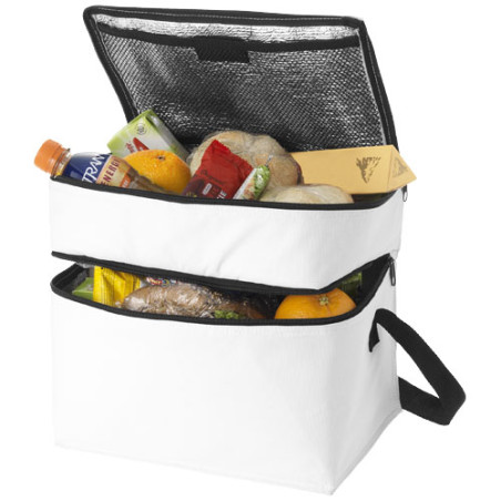 Bolsa isotermica de 2 compartimentos con cremallera Oslo