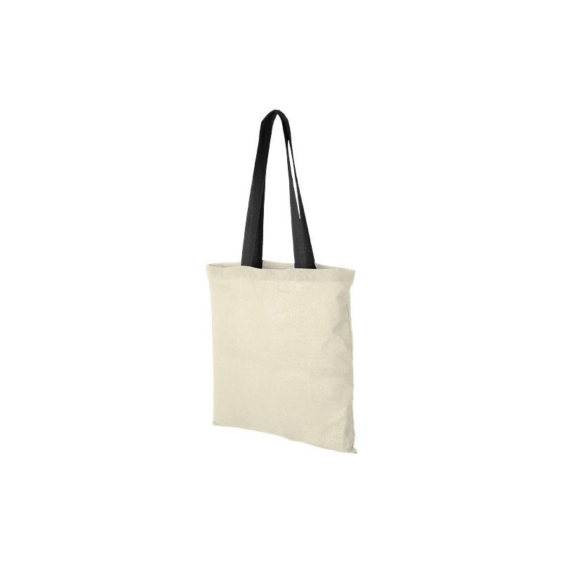 Bolsa Tote de algodon 100 g m con asas largas contrastadas Nevada