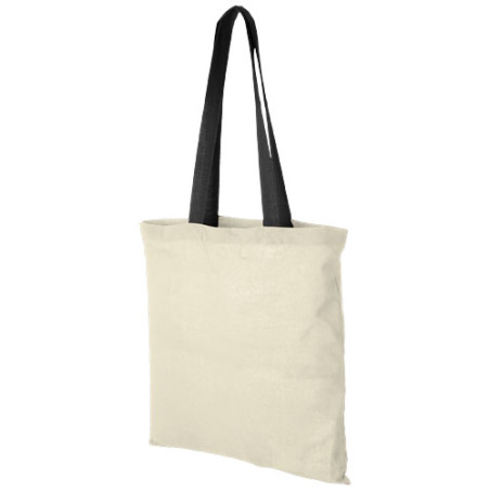 Bolsa Tote de algodon 100 g m con asas largas contrastadas Nevada