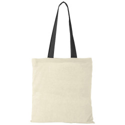 Bolsa Tote de algodon 100 g m con asas largas contrastadas Nevada