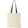 Bolsa Tote de algodon 100 g m con asas largas contrastadas Nevada