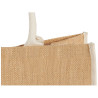 Bolsa Tote de yute con bordes contrastados Harry