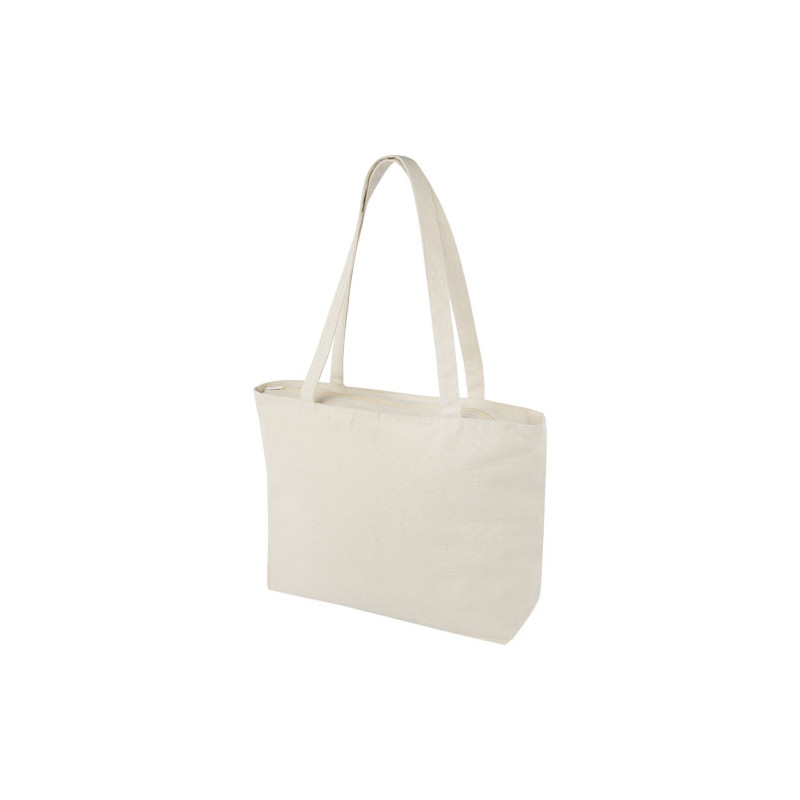 Bolsa Tote de algodon 320 g m con cremallera Ningbo
