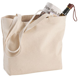 Bolsa Tote de algodon 320 g m con cremallera Ningbo