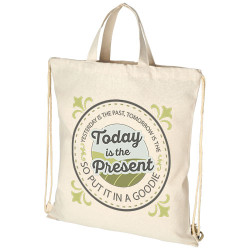 Mochila de cuerdas de algodon reciclado de 210 g m 6L Pheebs
