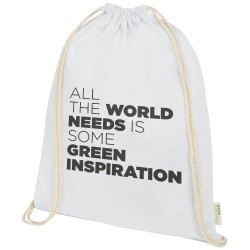 Mochila de cuerdas de algodon organico de 100 g m 5L Orissa