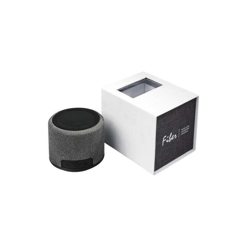 Altavoz BluetoothR con base de carga inalambrica de 3 W Fiber