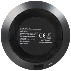 Altavoz BluetoothR con base de carga inalambrica de 3 W Fiber