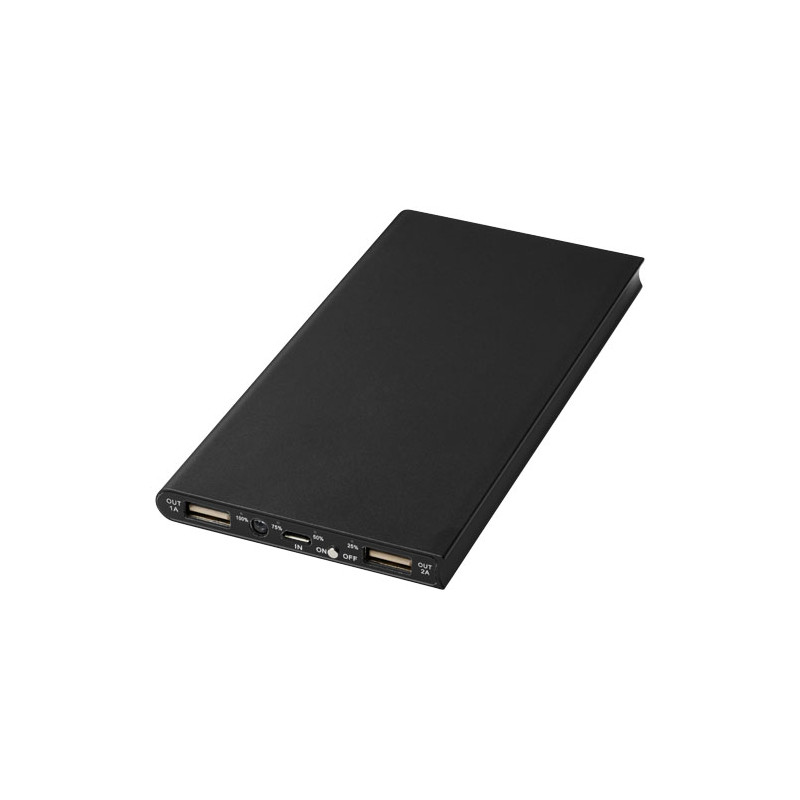 Bateria externa de aluminio de 8000 mAh Plate