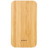 Bateria externa inalambrica de 6000 mAh de bambu tela Future