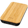 Bateria externa inalambrica de 6000 mAh de bambu tela Future