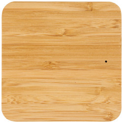 Base de carga inalambrica de 5 W de hojas de bambu y tela Leaf