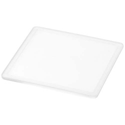 Posavasos de plastico cuadrado con papel insertado Ellison
