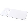 Combo 1 de alfombrilla para raton y juego de posavasos Brite MatR