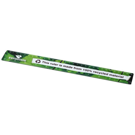 Regla de 30 cm de plastico 100 reciclado Terran