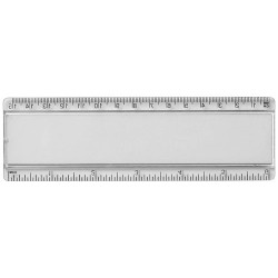 Regla de plastico de 15 cm con inserto de papel Ellison