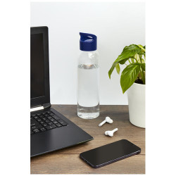 Botella de Tritan transparente con tapa de colores de 650 ml Sky