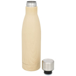 Bidon con aislamiento de cobre con diseno de madera de 500 ml Vasa