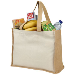 Bolsa Tote para la compra de lona y yute de 320 g m Varai