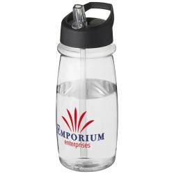 Bidon deportivo con tapa con boquilla de 600 ml H2O ActiveR Pulse
