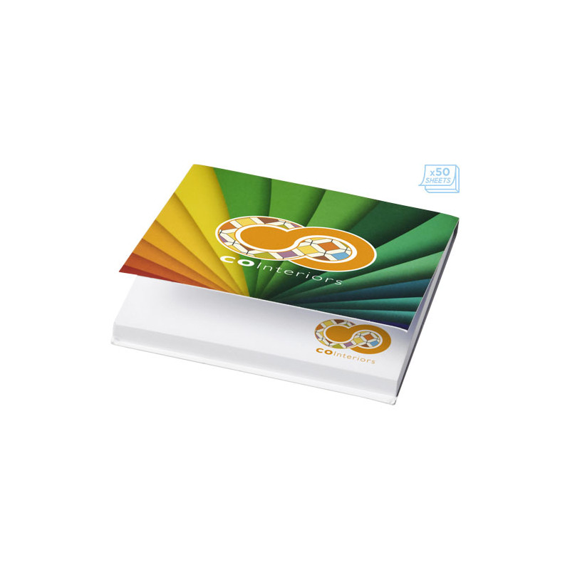 Sticky MateR Notas adhesivas de 75x75mm con tapa blanda