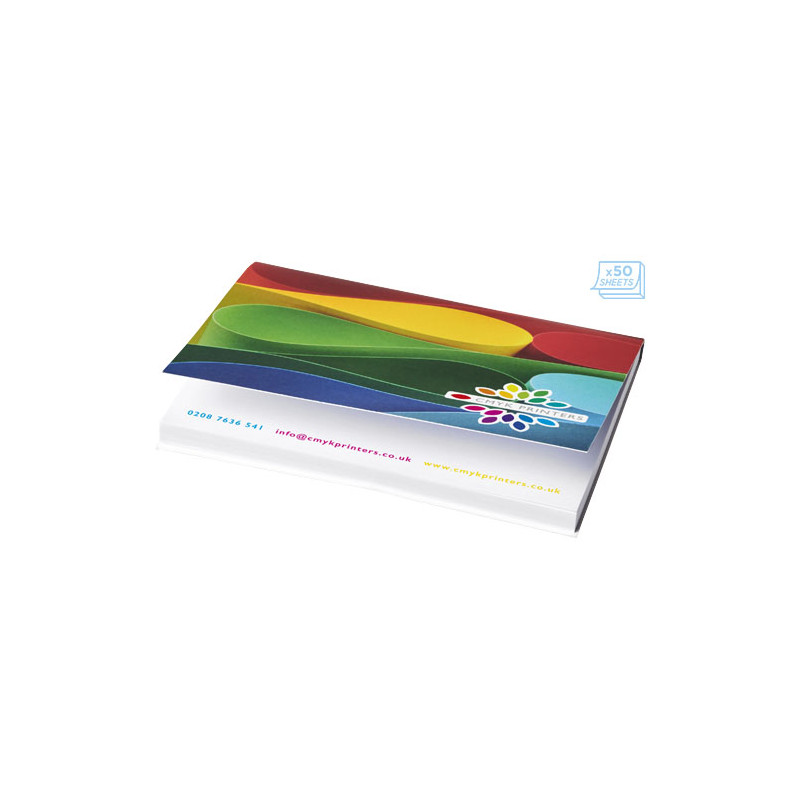 Notas adhesivas de 100x75mm con tapa blanda Sticky MateR