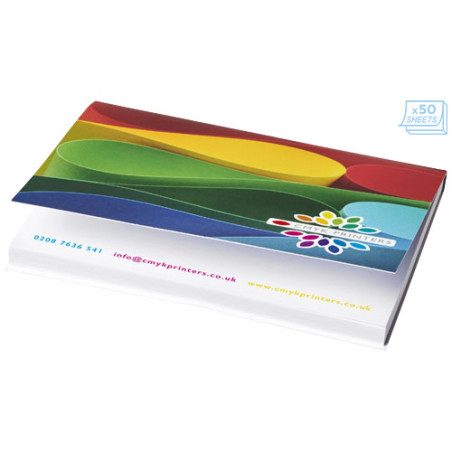 Notas adhesivas de 100x75mm con tapa blanda Sticky MateR