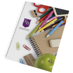 Cuaderno A4 Wire o y tapa dura