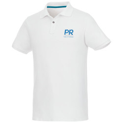Polo de manga corta de material reciclado organico para hombre Beryl
