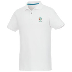 Polo de manga corta de material reciclado organico para hombre Beryl