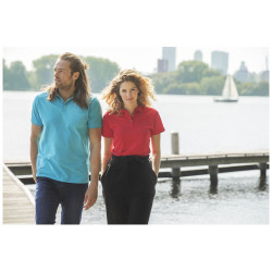 Polo de manga corta de material reciclado organico para hombre Beryl